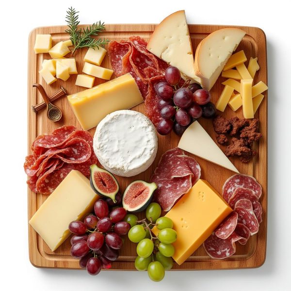 deluxe maple charcuterie board set