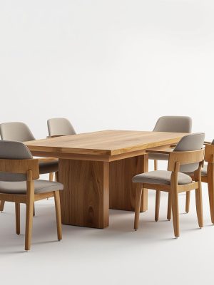 deluxe maple dining set