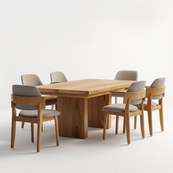deluxe maple dining set